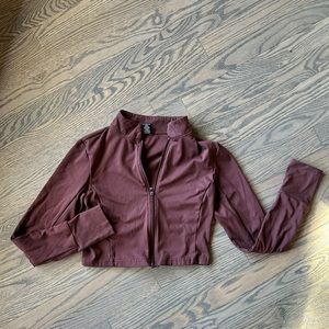 Balance athletica crop zip up